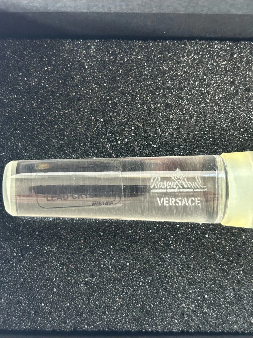 Versace Green Crystal Medusa Bottle Stopper